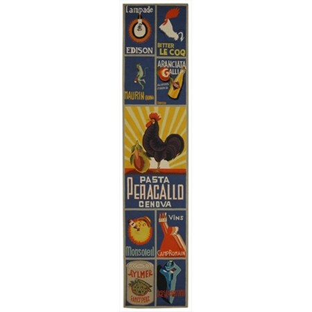 Safavieh 2 ft. - 6 in. x 12 ft. Runner- Transitional Chelsea Blue Hand Hooked Rug HK245C-212